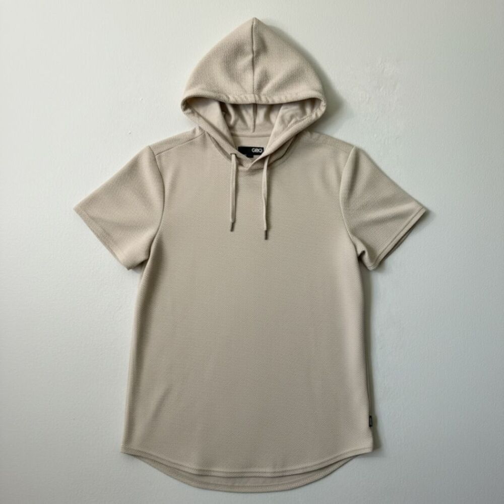 G&G Men's Short Sleeve Hoodie Lightweight Pullover Size M Style Z91F06R71U0